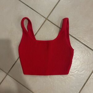 Red/pink crop top from Aritzia (babaton) size small.
